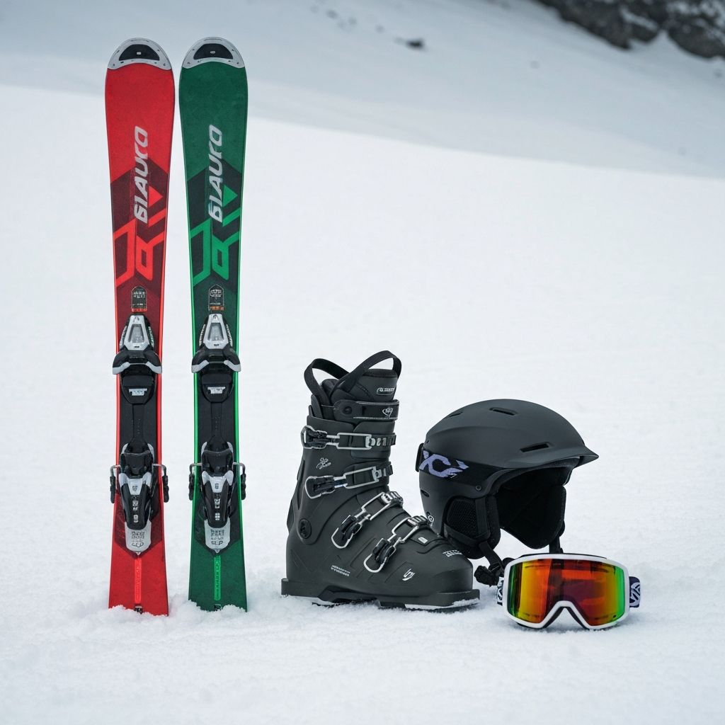 Professional ski equipment